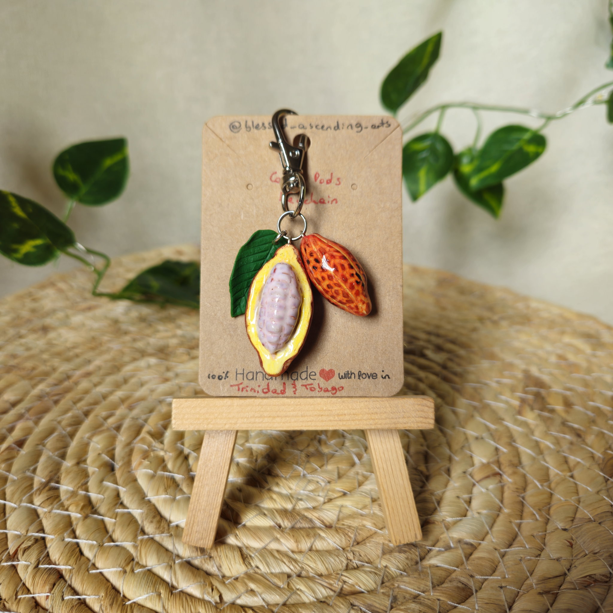 Big Cocoa Pod Keychain_0