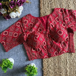 AJRAKH  ELASTIC BLOUSES