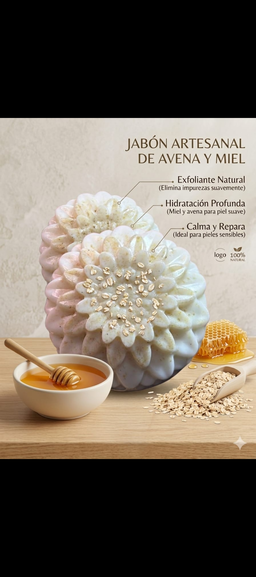 Jabón de Avena y Miel