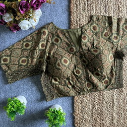 AJRAKH  ELASTIC BLOUSES