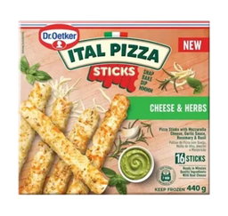 PIZZA STICKS CHEESE & HERBS 440G (16)  440G  Code: DRPIZSTCRB-U <<< Econo Foods >>>