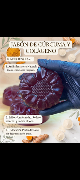 Jabón de Cúrcuma y Colágeno 