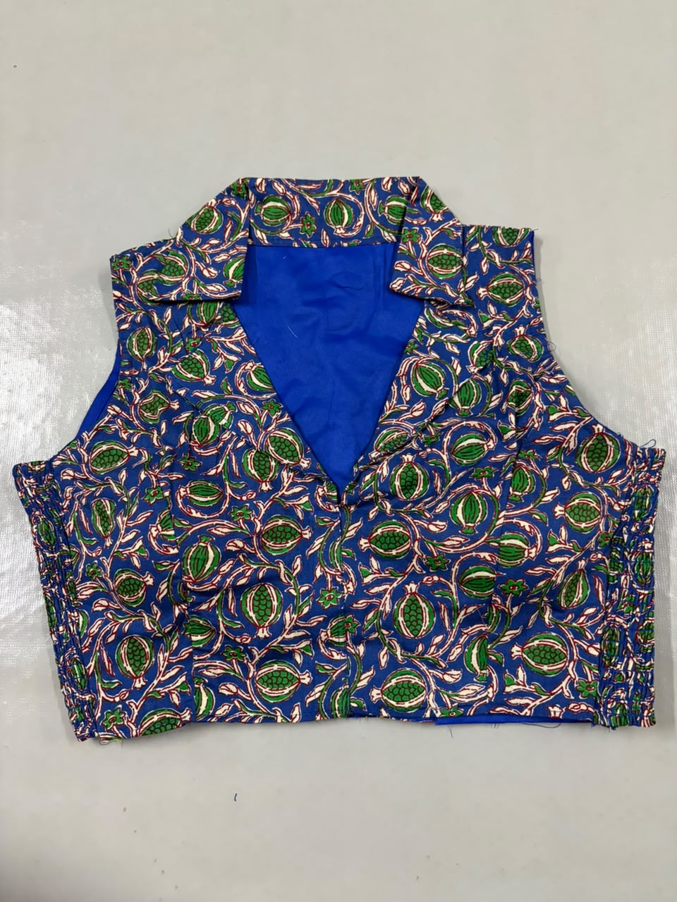 KALAMKARI COLLAR BLOSUE _3