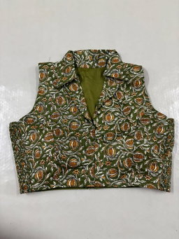 KALAMKARI COLLAR BLOSUE 