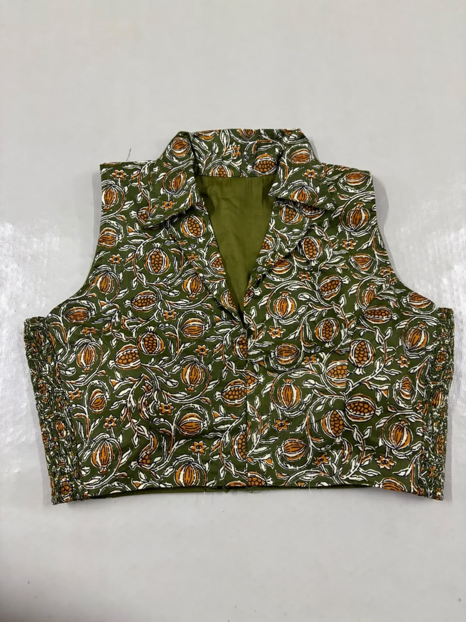 KALAMKARI COLLAR BLOSUE _4