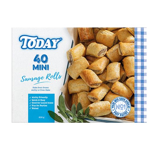 TODAY MINI SAUSAGE ROLL 40'S  40 X 20G  Code: TSRPP-U <<< Econo Foods >>>