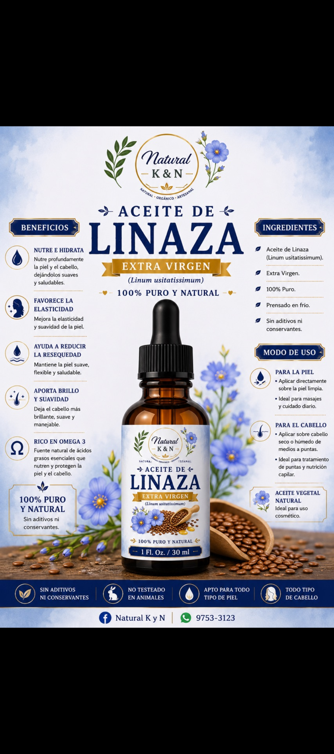 Aceite de Linaza