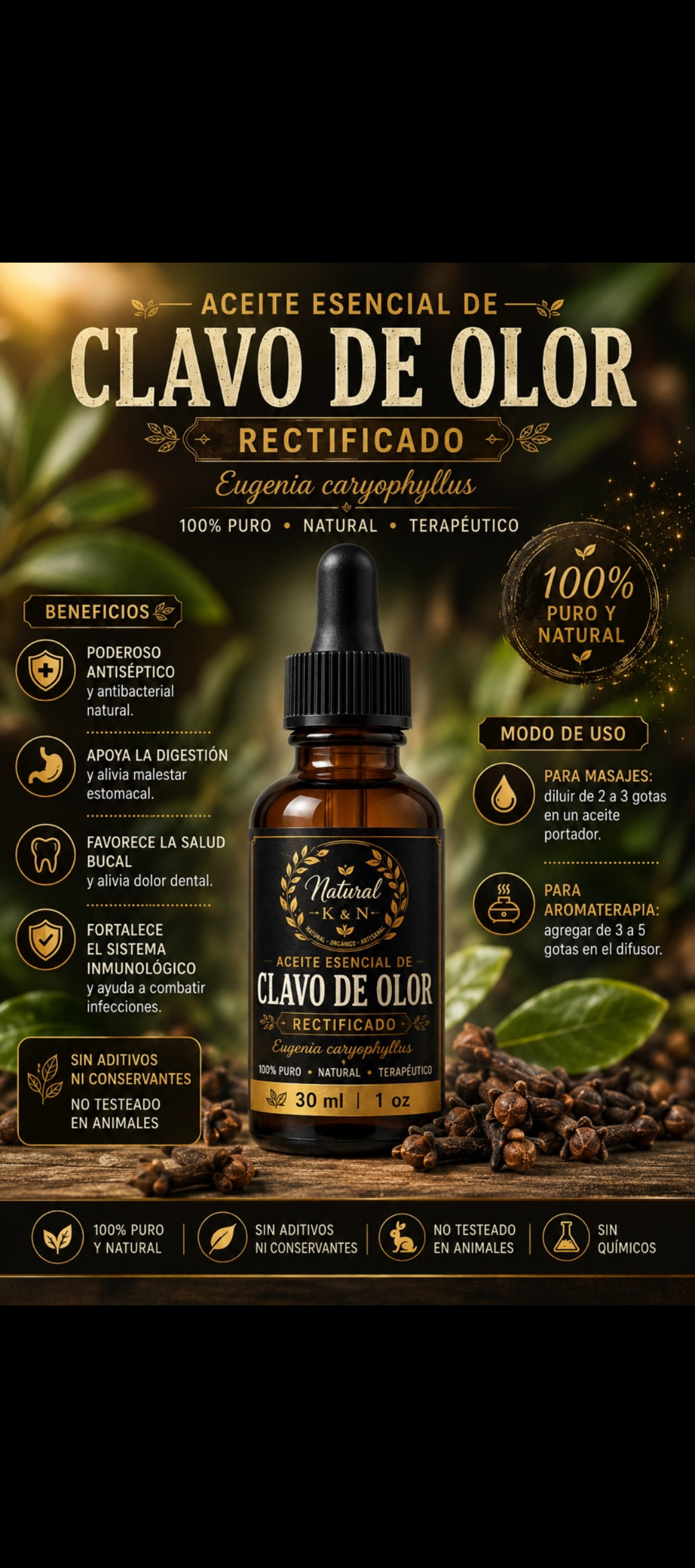 Aceite de Clavo de olor 