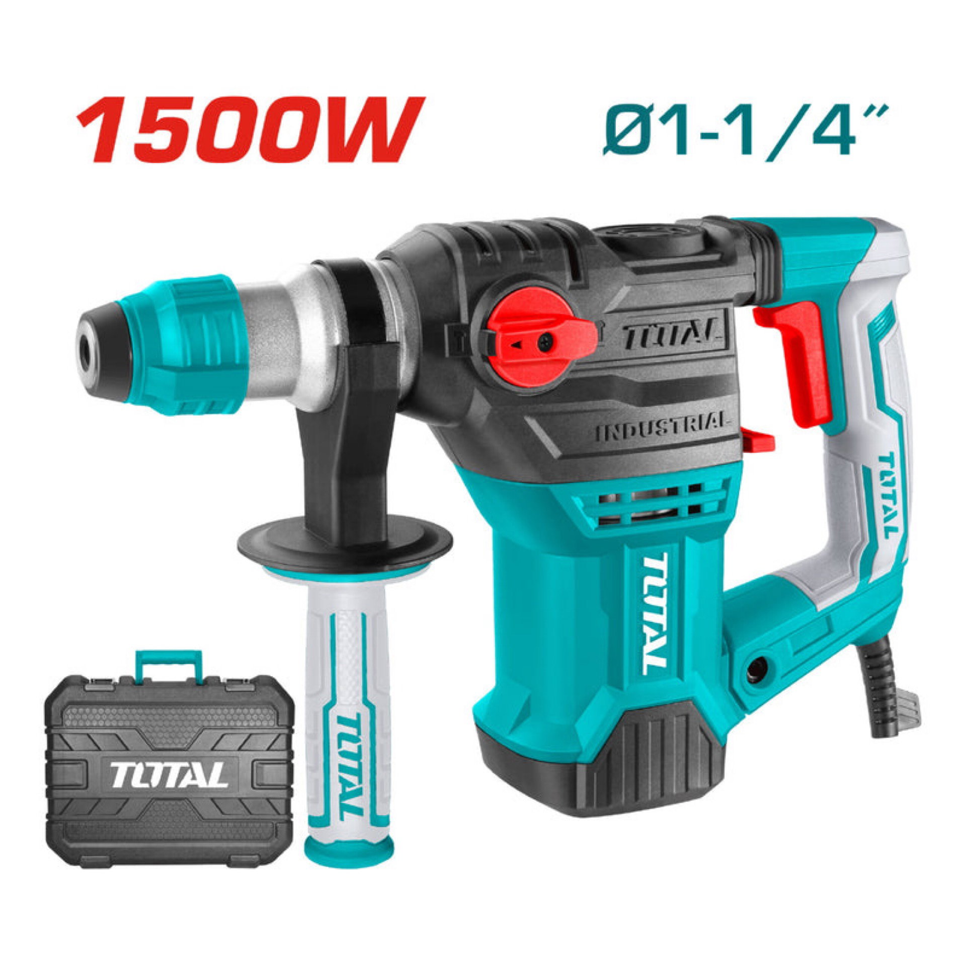 Rotomartillo Industrial SDS 1500W. 4400Bpm. 5.5J 110V 50/60 Htz_0