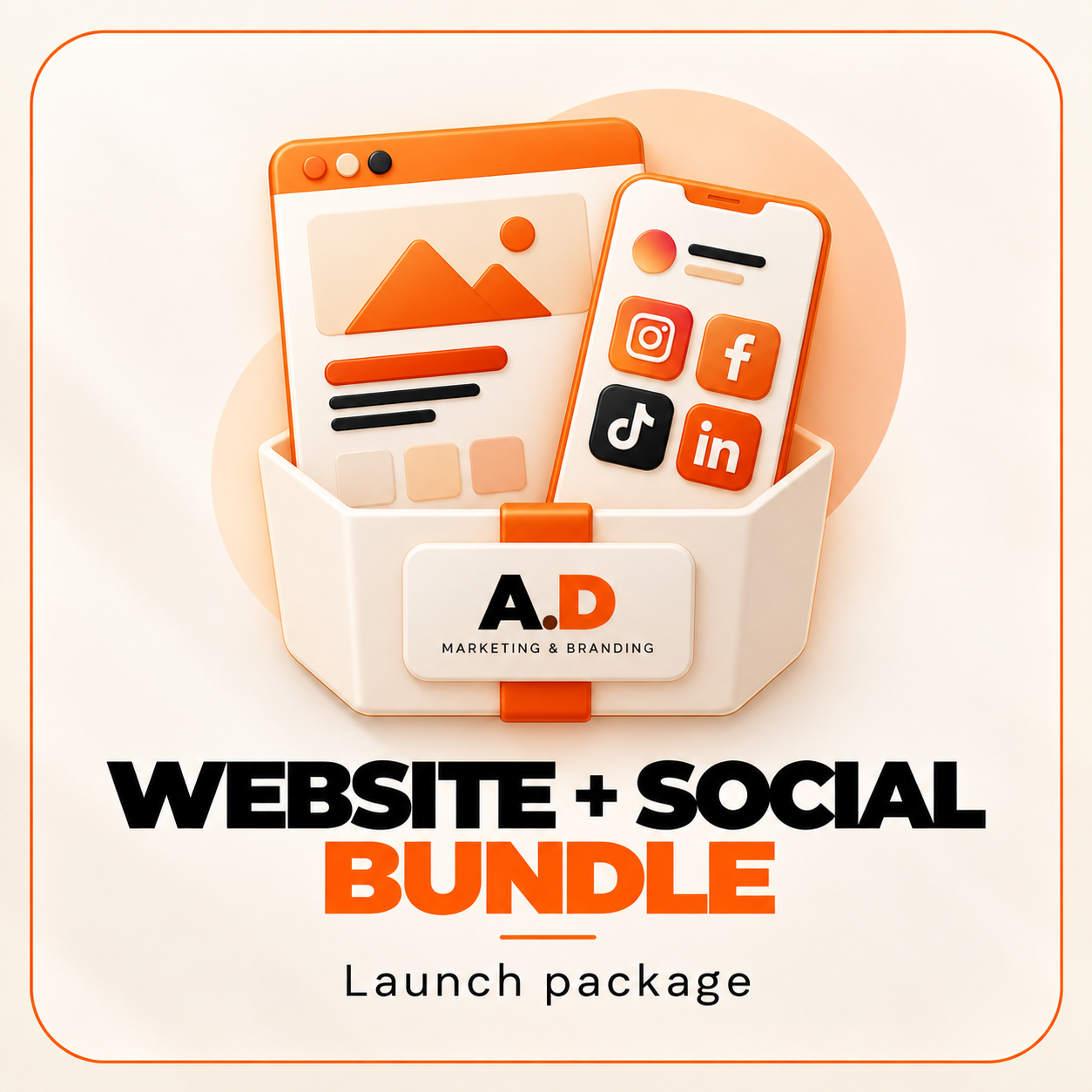 Website + Social Media Starter Bundle Starting at J$55,000