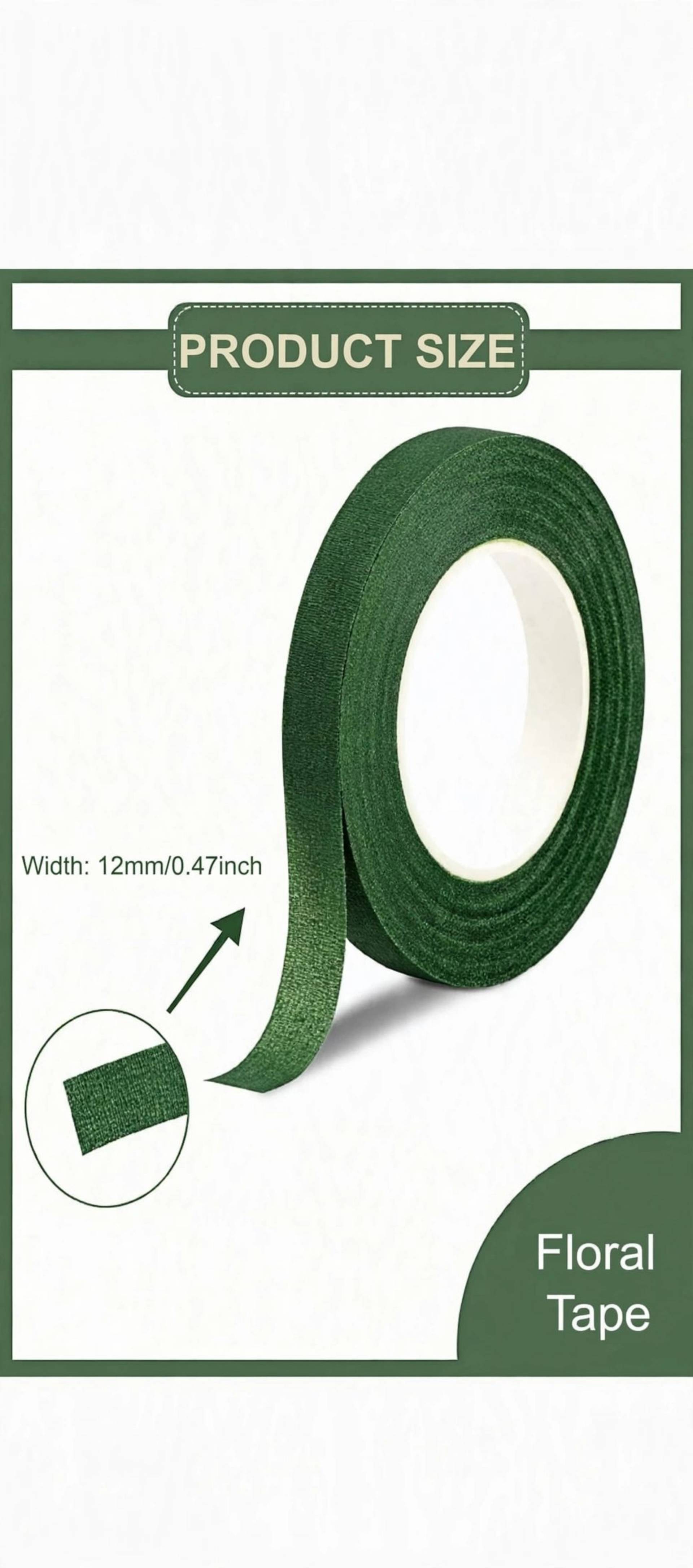 Green floral tape
