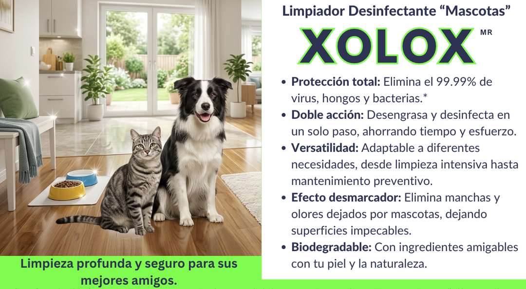 XOLOX® - Limpiador Desinfectante "Mascotas"