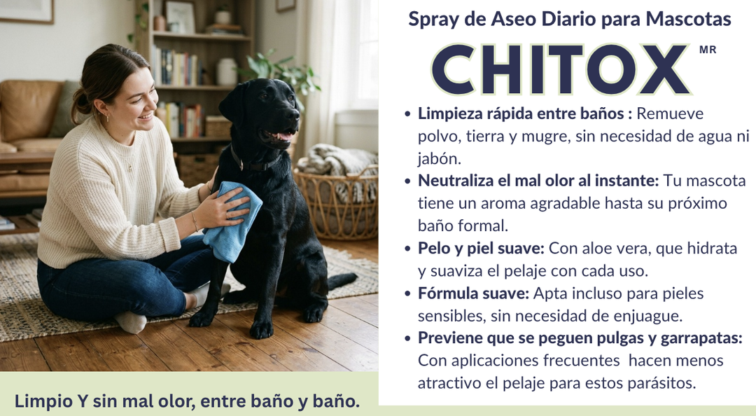 CHITOX® - Spray de Aseo Diario para Mascotas
