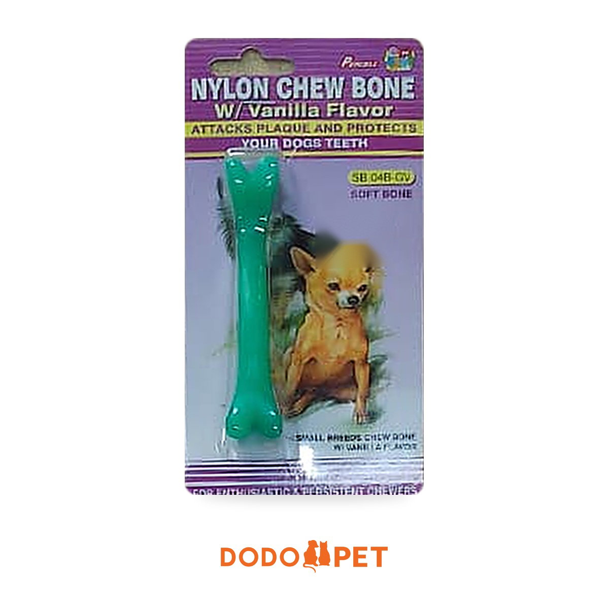 Percell Nylon Chew Bone – Small Breeds (Plain, Vanilla, Chicken)_2