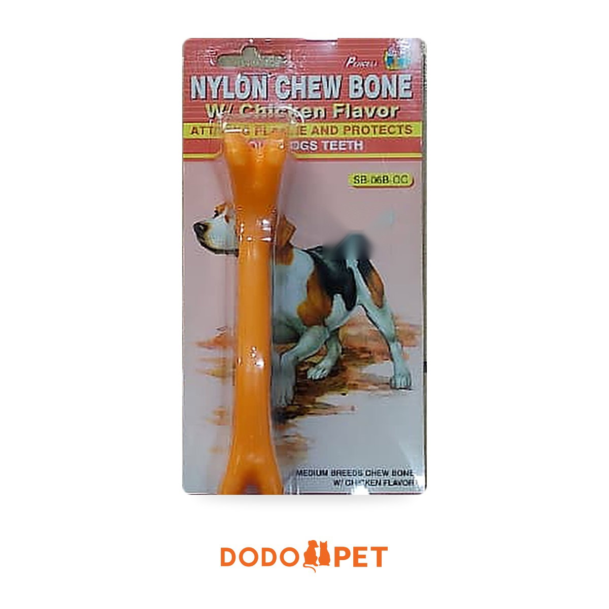 Percell Nylon Chew Bone – Medium Breeds (Plain, Vanilla, Chicken)_3