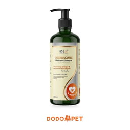 Petto Professional Dermacare Medicated Shampoo 450ml – Orange & Peppermint, Neem & Tea Tree