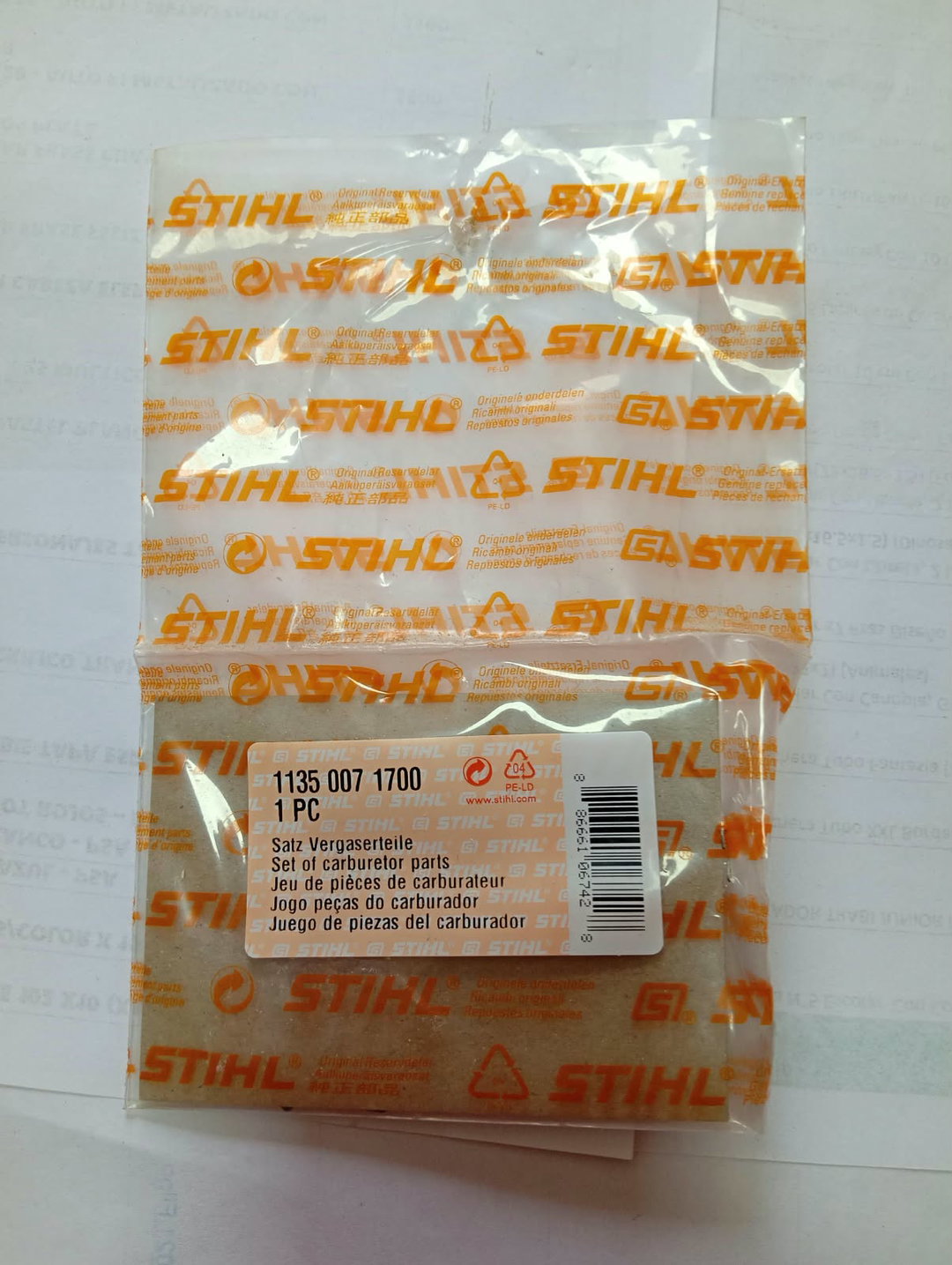 KIT DE REPARACION DE CARBURADOR DE STHIL 361