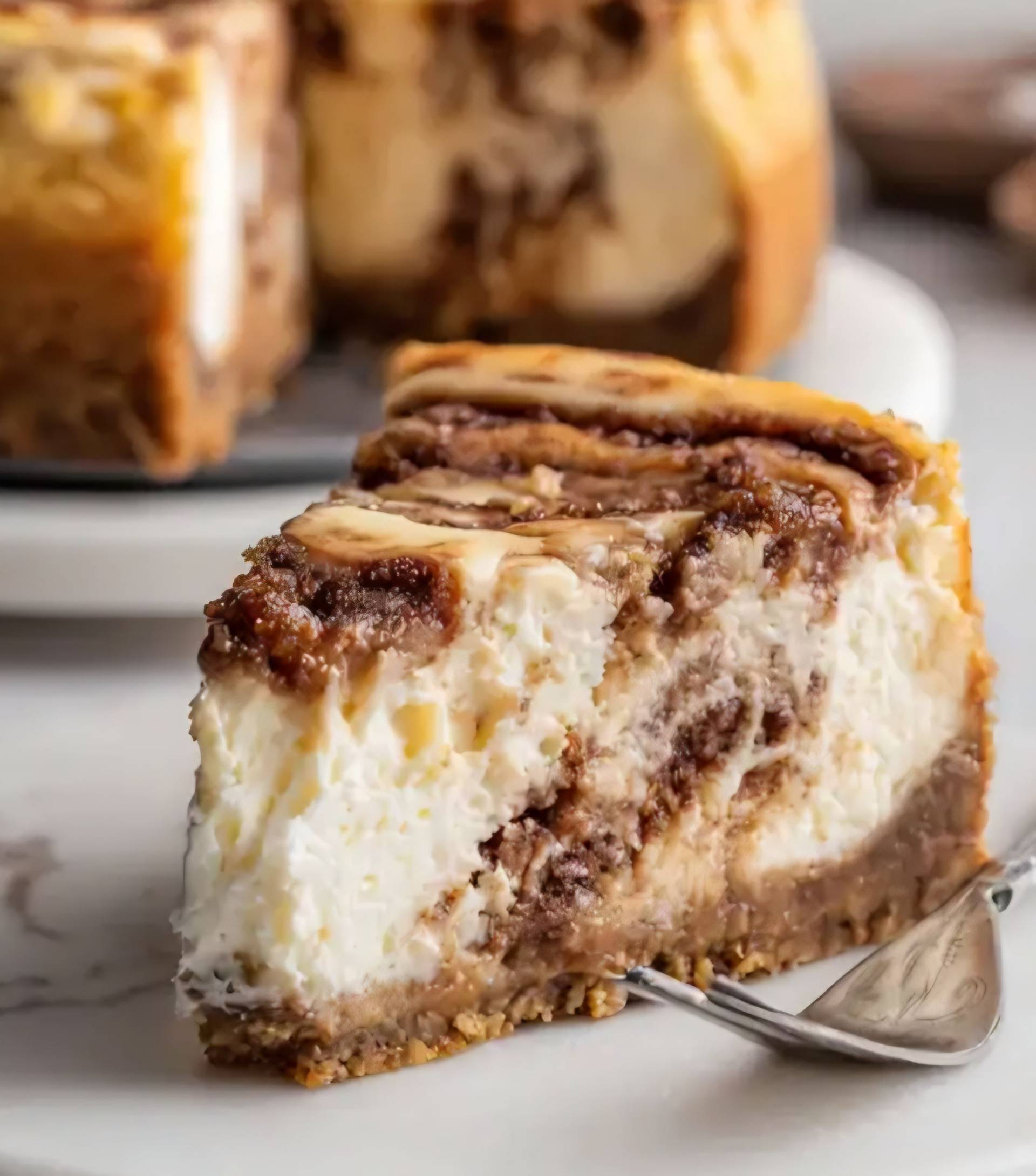 Cinnamon Roll Cheesecake