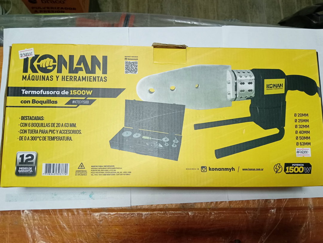 La Termofusora de 1500W CONAN