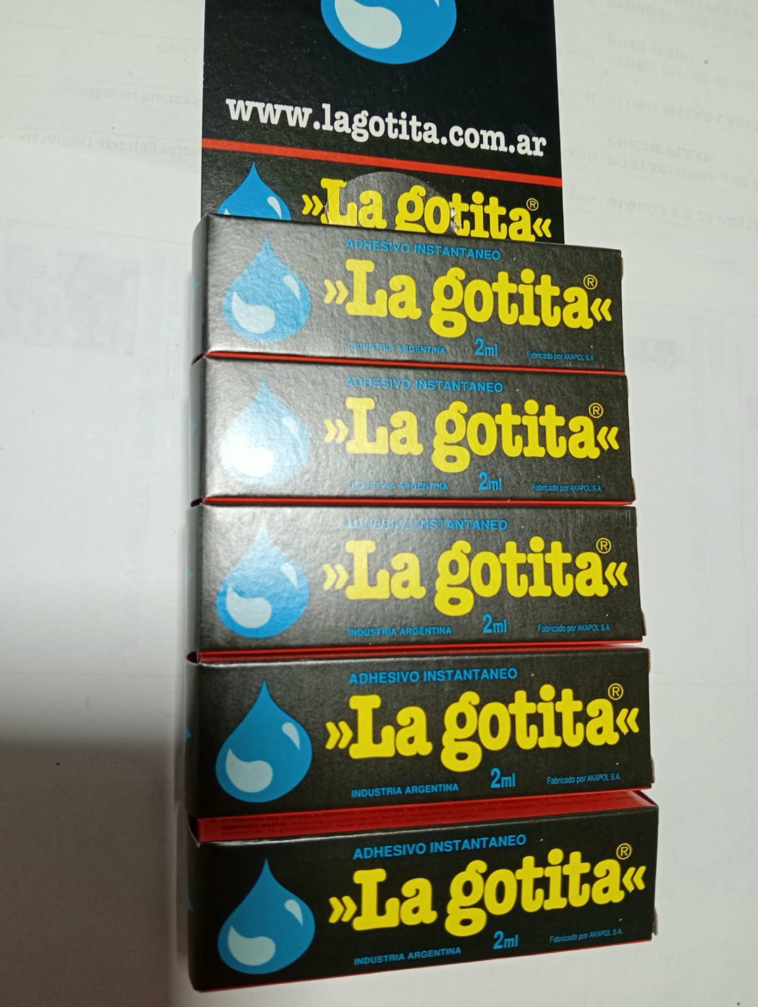 PEGAMENTO LA GOTITA
