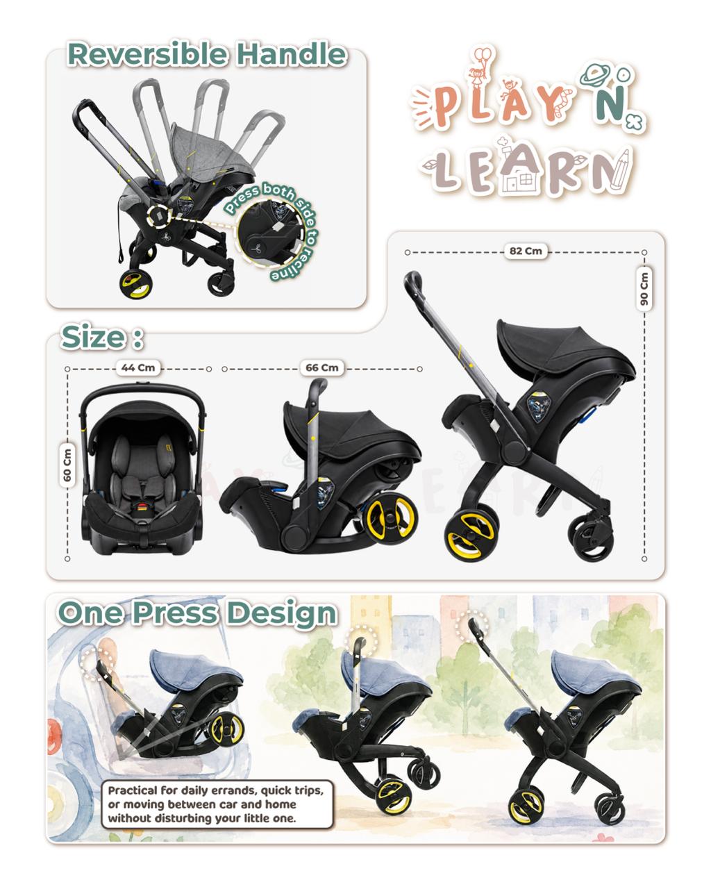4 in 1 Portable Stroller_1