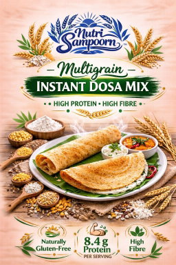 High-Fibre High-Protein Multigrain Instant Dosa Mix