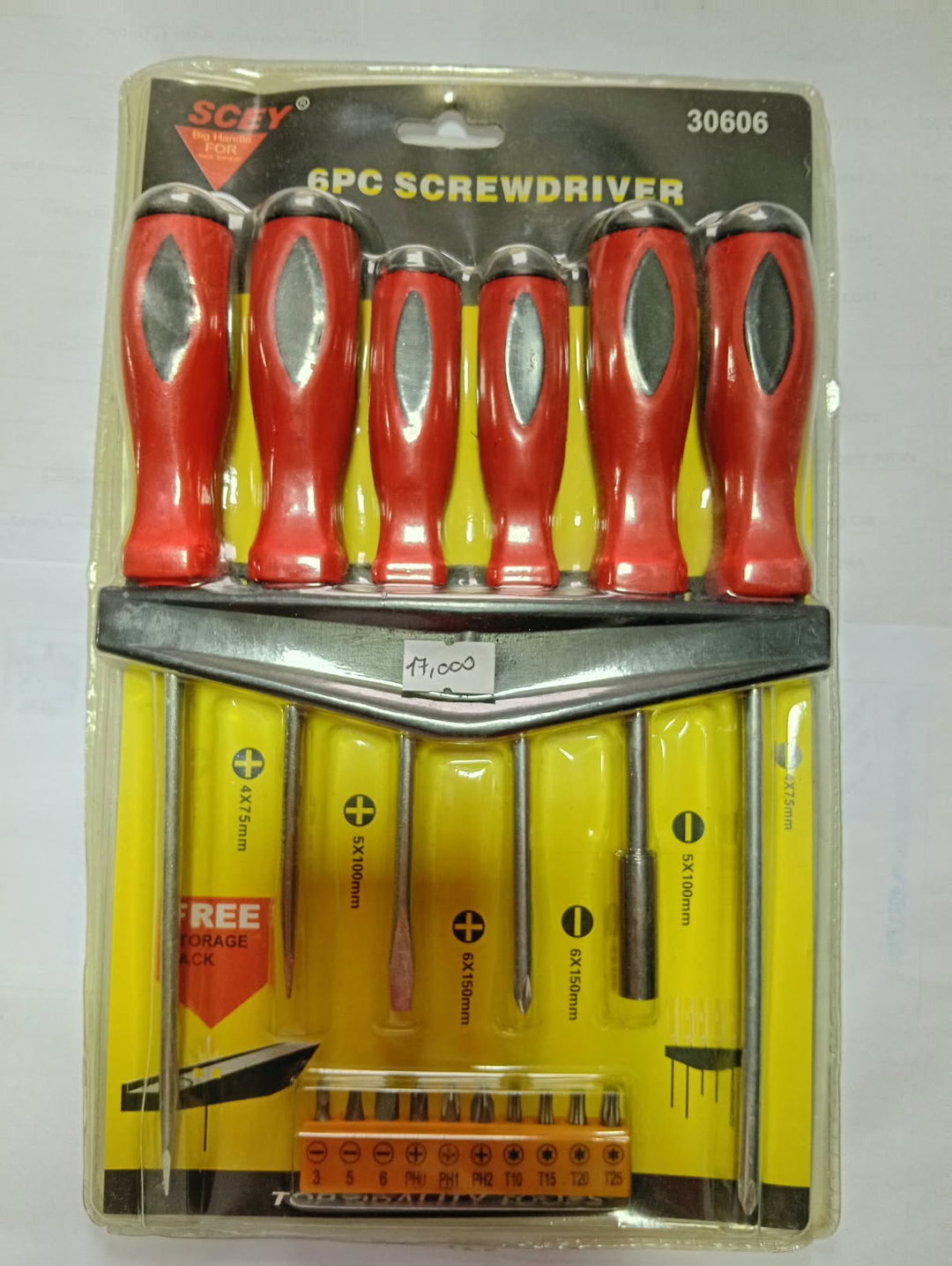 JUEGO DE DESTORNILLADOR CON PUNTAS INTERCAMBIABLES