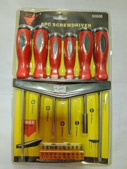 JUEGO DE DESTORNILLADOR CON PUNTAS INTERCAMBIABLES