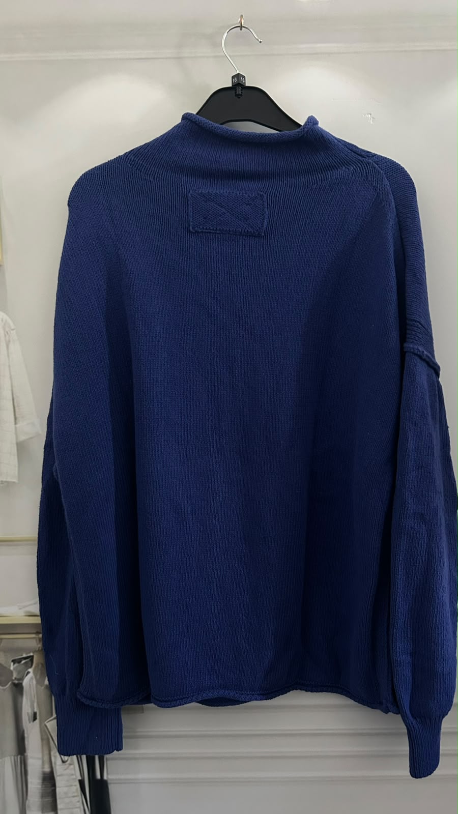 Free People Electric Blue Torres Roll Neck Sweater
