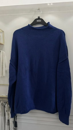 Free People Electric Blue Torres Roll Neck Sweater