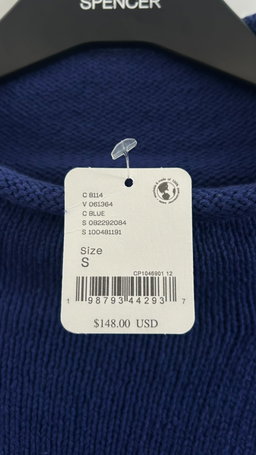 Free People Electric Blue Torres Roll Neck Sweater