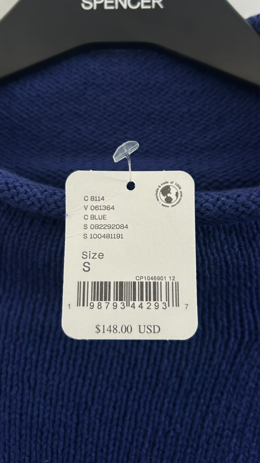 Free People Electric Blue Torres Roll Neck Sweater_2