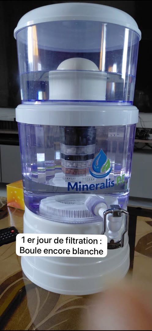 Avant et après l’utilisation du Purificateur d’eau Mineralis _1