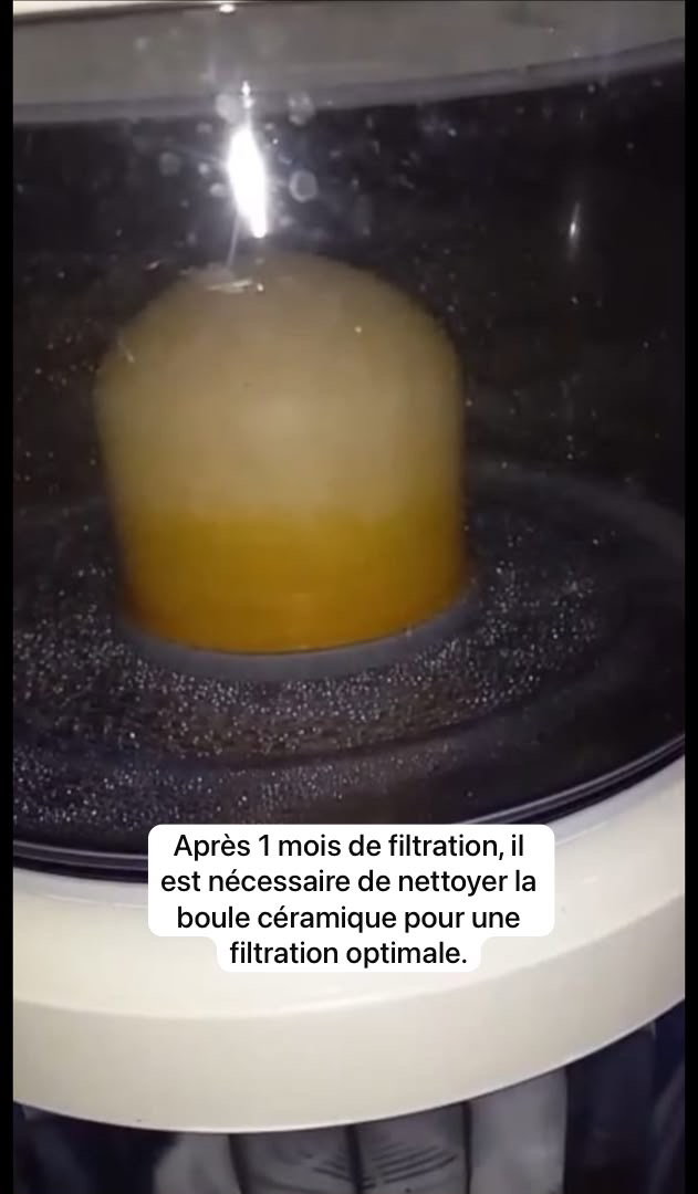 Avant et après l’utilisation du Purificateur d’eau Mineralis _4
