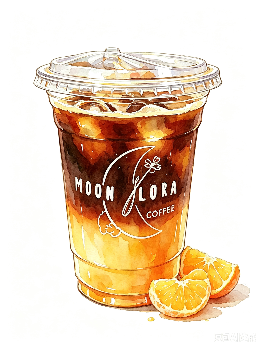Iced Orange Americano