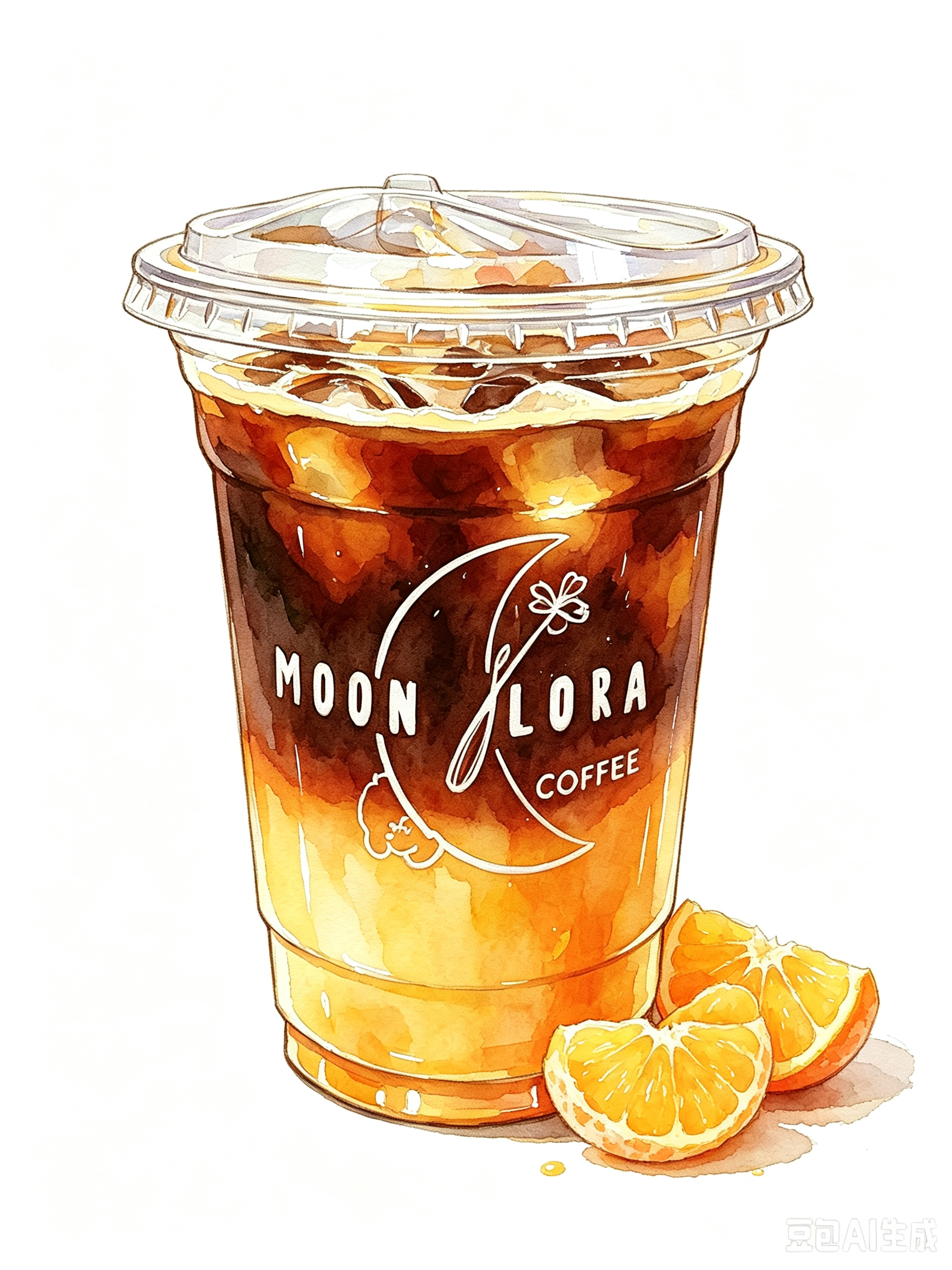 Iced Orange Americano