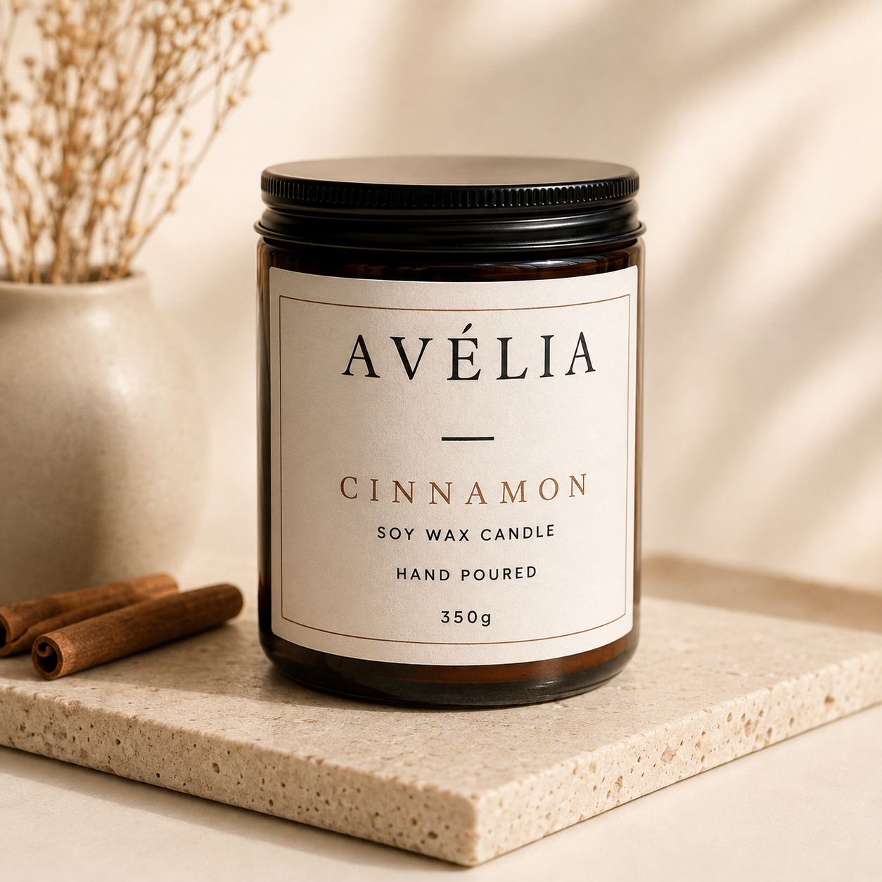 Lavender Candle Jar (350g)_2