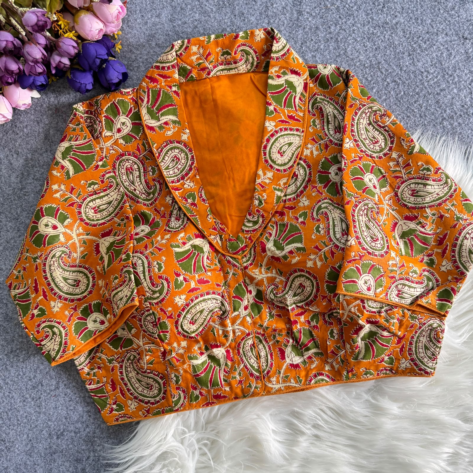 KALAMKARI COLLAR BLOUSE