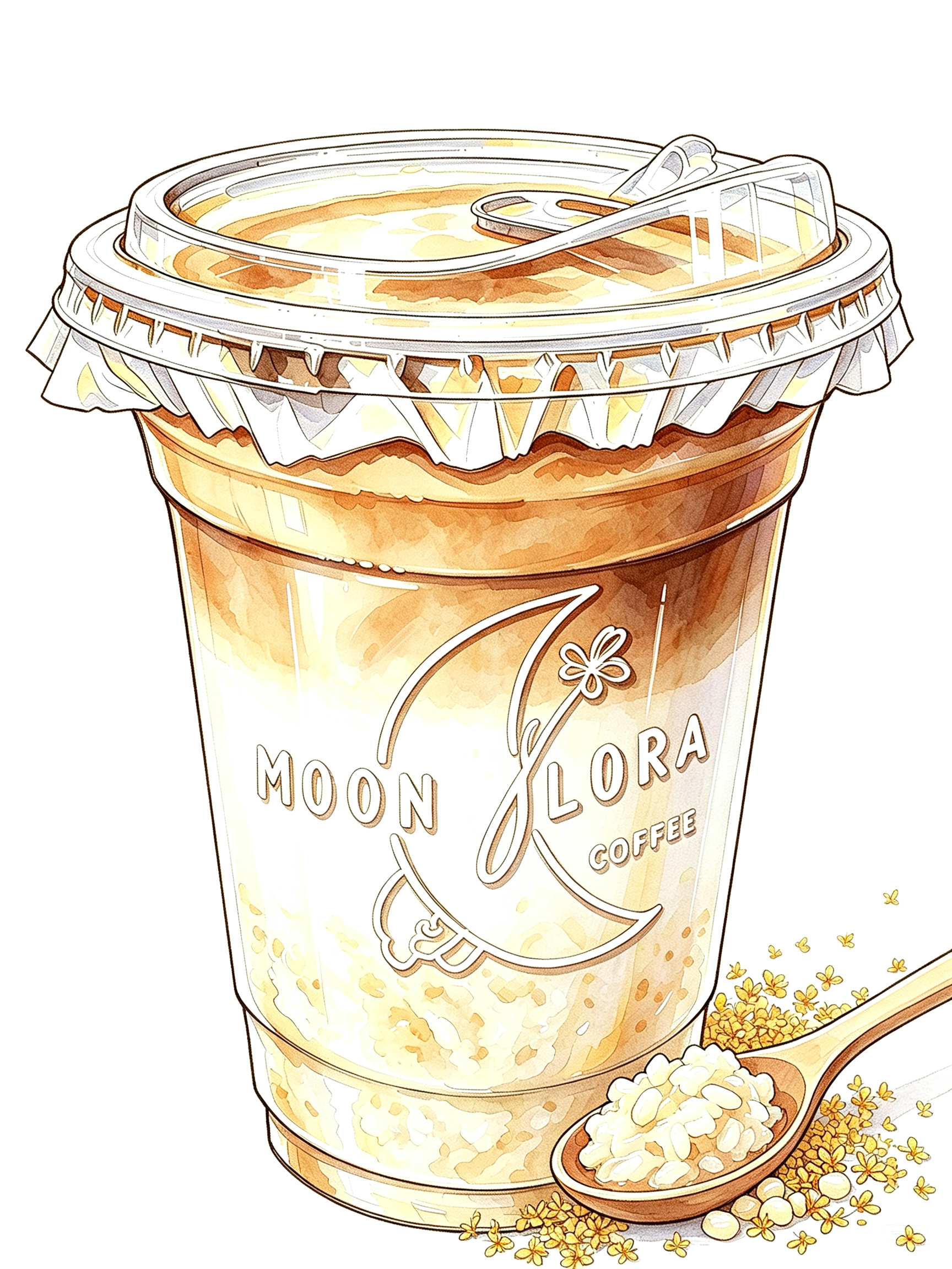 Osmanthus Fermented Latte_0