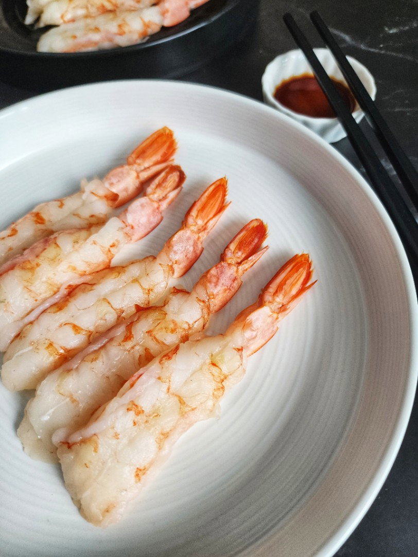 Aka Ebi Sashimi