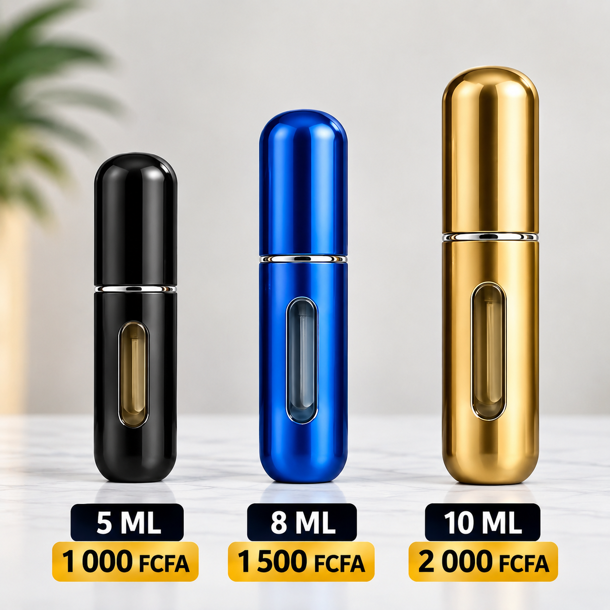 Vaporisateur de parfum rechargeable 