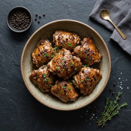  PRE-ORDER (1KG) OF Black Pepper Chicken Thigh (Hot Pot)  黑胡椒鸡腿肉 (涮煮)
