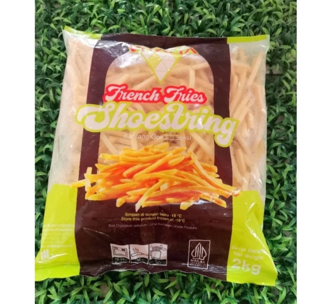 Vitalia French fries Shoestring Kentang Goreng 2kg