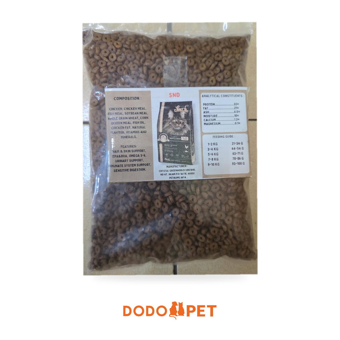 SND Skin & Coat Cat Food (Repack) – Omega 3-6, EPA & DHA