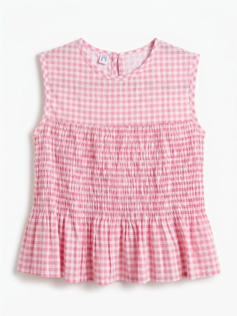 Sleeveless Smock Top - Code 004