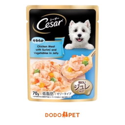 Cesar Wet Dog Food Pouch 70g – Gravy & Jelly Range (4 Flavours)