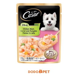 Cesar Wet Dog Food Pouch 70g – Gravy & Jelly Range (4 Flavours)