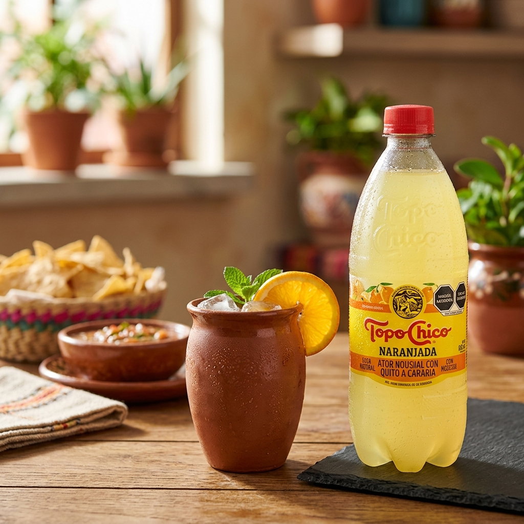 TOPO CHICO NARANJADA 600 ML