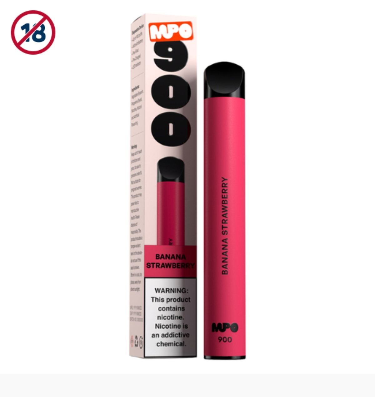 MPO Watermelon Mini 900 Puffs 35mg Disposable Vape