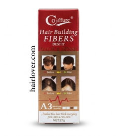 Coiffure Hair Building Fibers Med Brown 27g